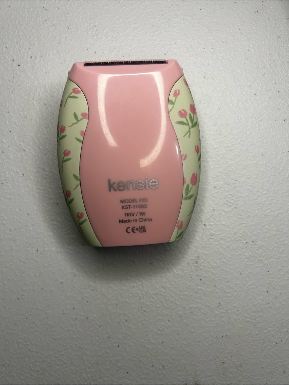 Kensie Pink Floral Kids Electric Hair Remover